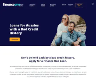 Financeone.com.au(Lifestyle and Business Loans) Screenshot