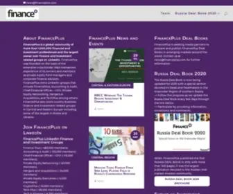 Financeplus.com(Community for M&A) Screenshot