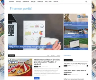 Financeportal.eu(Finance podrobně a přehledně pod lupou) Screenshot