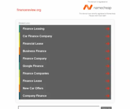Financereview.org(Financereview) Screenshot