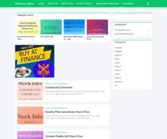 Financesikho.com(Finance Sikho) Screenshot
