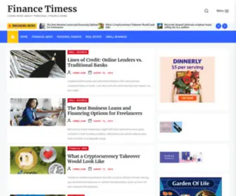 Financetimess.com(Learn more about Personal Finance News) Screenshot