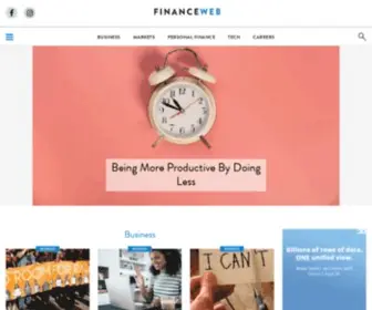 Financeweb.org(Financial Knowledge Search Engine) Screenshot