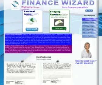 Financewizard.co.za(Blacklisted) Screenshot