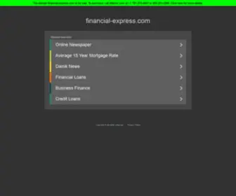 Financial-Express.com(Financial Express) Screenshot