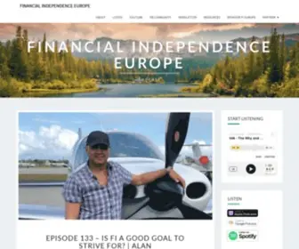 Financial-Independence.eu(Financial Independence Europe) Screenshot
