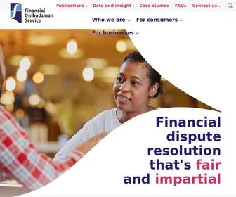 Financial-Ombudsman.org.uk(The Financial Ombudsman Service) Screenshot
