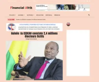 Financialafrik.com(Financial Afrik) Screenshot