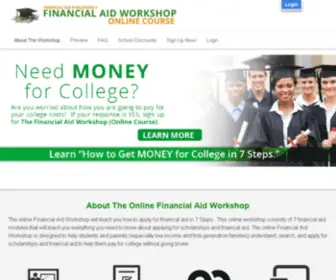 Financialaidscholarshipworkshop.com(financialaidscholarshipworkshop) Screenshot