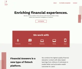 Financialanswers.io(Financial Answers) Screenshot