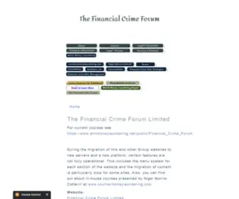 Financialcrimeforum.com(The Financial Crime Forum Limited) Screenshot