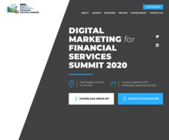 Financialdigitalmarketing.com(The 10th Anniversary Edition Digital Marketing for Financial Services Summit) Screenshot