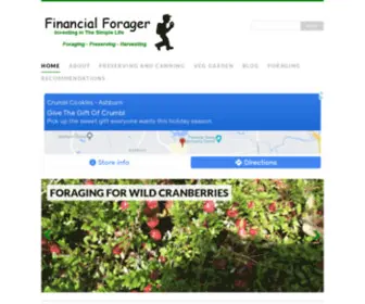 Financialforager.com(Investing in The Simple Life. Foraging) Screenshot