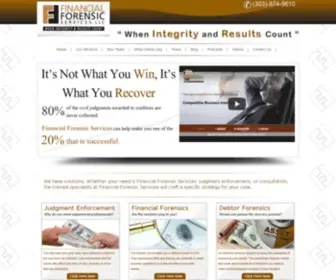 Financialforensicservices.com(Financial Forensic Services) Screenshot