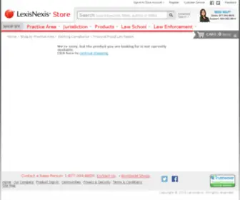 Financialfraudlaw.com(LexisNexis Store) Screenshot