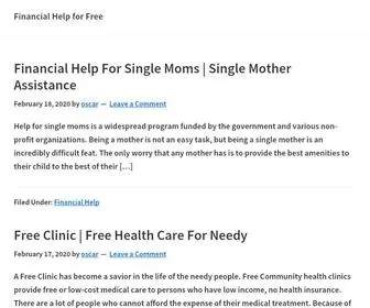 Financialhelpfree.net(Financial Help for Free) Screenshot