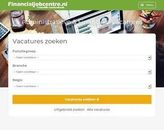 Financialjobcentre.nl(Financiële vacatures) Screenshot