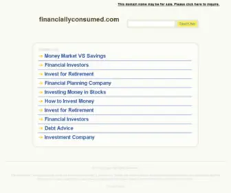 Financiallyconsumed.com Screenshot
