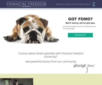 Financiallyfreeyou.com(World of wealth) Screenshot