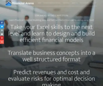 Financialmodeling.gr(Financial Modeling Training by Financial Arena) Screenshot