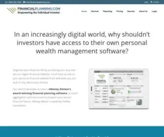Financialplanning.com(Empowering the Individual Investor) Screenshot