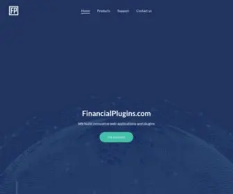 Financialplugins.com(Stock market & Cryptocurrency Apps and Website Plugins) Screenshot