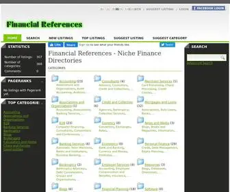 Financialreferences.com(Financial References) Screenshot