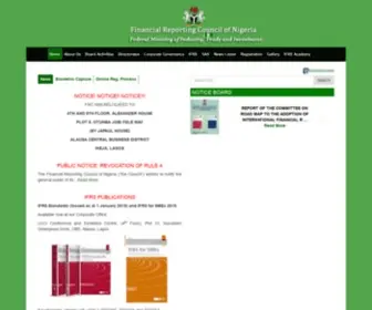 Financialreportingcouncil.gov.ng(The Financial Reporting Council (FRC)) Screenshot