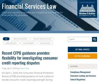 Financialserviceslaw.com(Financial Services Law) Screenshot