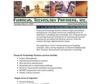 Financialtech.net(Financial Technology Partners) Screenshot