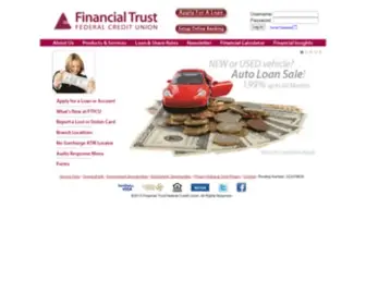 Financialtrustfederalcreditunion.com(Financial Trust Federal Credit Union) Screenshot