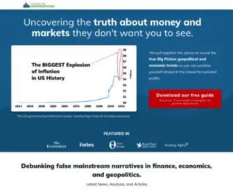 Financialunderground.com(Uncovering the truth about money and markets they don’t want you to seethe us government) Screenshot