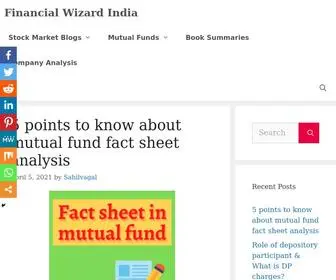 Financialwizardindia.com(This website) Screenshot