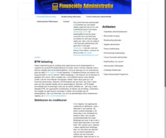 Financieleadministratie.org(Financiele Administratie) Screenshot