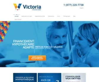 Financierevictoria.com(Prêteur Hypothécaire Privé) Screenshot