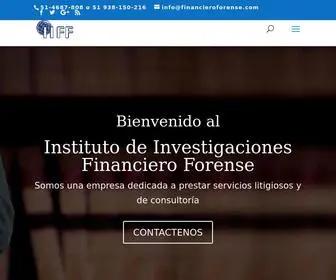 Financieroforense.com(Inicio) Screenshot