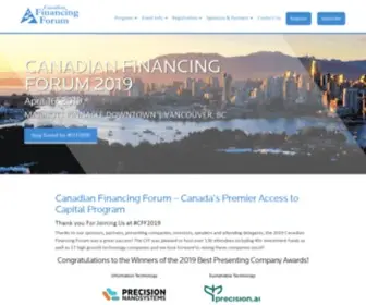 Financingforum.com(Canadian Financing Forum) Screenshot