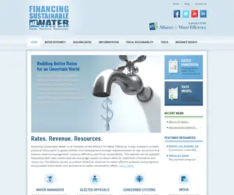 Financingsustainablewater.org(Financing Sustainable Water) Screenshot