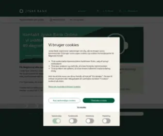 Finansbanken.dk(I Jyske Bank Online kan du få personlig rådgivning om din økonomi døgnet rundt) Screenshot