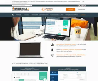 Finansemble.fr(Editeur de solutions patrimoniales en ligne) Screenshot