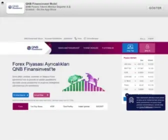 Finansinvest.com(QNB Finansinvest) Screenshot
