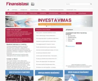 Finansistas.net(Investavimas ir finansai visiems) Screenshot