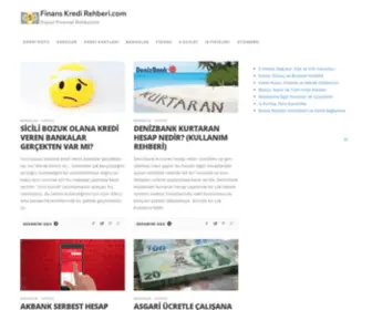Finanskredirehberi.com(Finans Kredi Rehberi) Screenshot