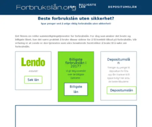 Finanssentralen.no(Finanssentralen) Screenshot