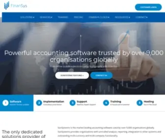 Finansys.com(Experienced SunSystems & NetSuite Solutions Partner) Screenshot