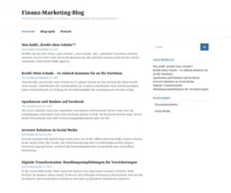 Finanz-Marketing-Blog.de(Finanzmarketing f) Screenshot