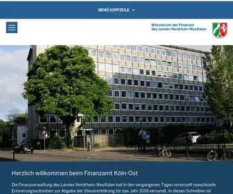Finanzamt-Koeln-OST.de(Finanzamt Köln) Screenshot