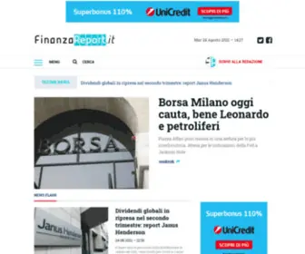 Finanzareport.it(Top news di Borsa azioni e trading) Screenshot