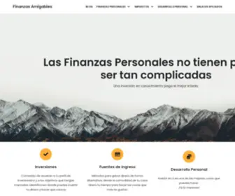 Finanzasamigables.com(Finanzas Amigables) Screenshot