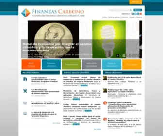 Finanzascarbono.org(Finanzas de Carbono) Screenshot
